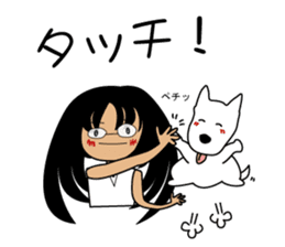 It is a kishu dog sticker #2090613