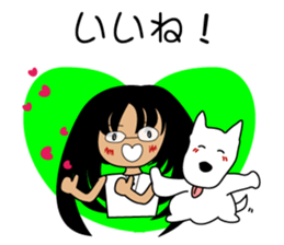 It is a kishu dog sticker #2090614