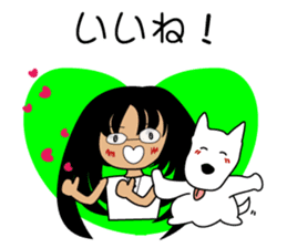 It is a kishu dog sticker #2090614