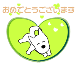 It is a kishu dog sticker #2090620
