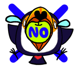 Hekotare Toco Toucan -He wanna be major- sticker #2090824