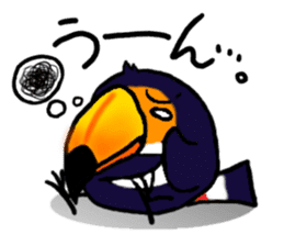 Hekotare Toco Toucan -He wanna be major- sticker #2090834