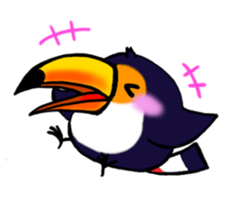 Hekotare Toco Toucan -He wanna be major- sticker #2090837