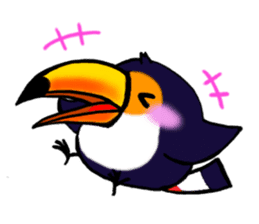 Hekotare Toco Toucan -He wanna be major- sticker #2090837