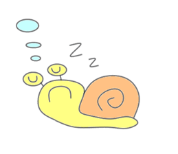 Feeling of the snail sticker #2090902