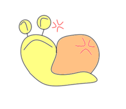 Feeling of the snail sticker #2090906