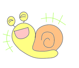Feeling of the snail sticker #2090907