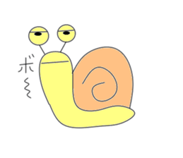 Feeling of the snail sticker #2090910