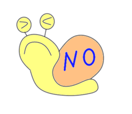 Feeling of the snail sticker #2090912