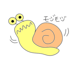 Feeling of the snail sticker #2090914