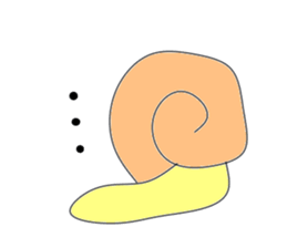 Feeling of the snail sticker #2090923