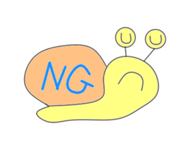 Feeling of the snail sticker #2090924