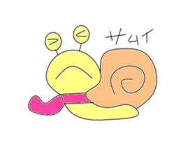 Feeling of the snail sticker #2090932