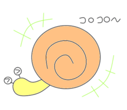 Feeling of the snail sticker #2090934