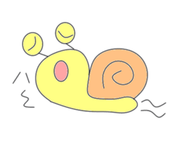 Feeling of the snail sticker #2090935