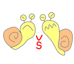 Feeling of the snail sticker #2090937