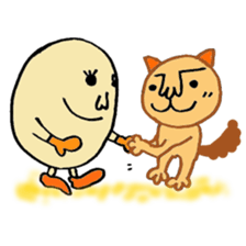 EGG MAN&CAT sticker #2091901
