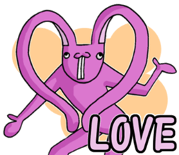 super-long-ear-bunny sticker #2092446