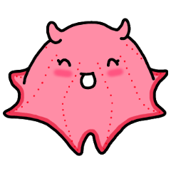 A cute Japanese pancake devilfish