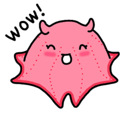 A cute Japanese pancake devilfish sticker #2092701