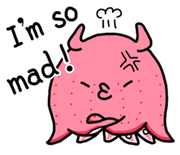 A cute Japanese pancake devilfish sticker #2092706