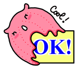 A cute Japanese pancake devilfish sticker #2092713
