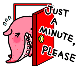 A cute Japanese pancake devilfish sticker #2092724