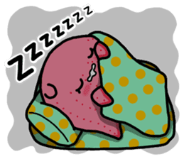 A cute Japanese pancake devilfish sticker #2092729