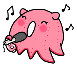 A cute Japanese pancake devilfish sticker #2092737