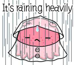 A cute Japanese pancake devilfish sticker #2092740