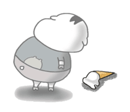 Daily of Piglet Putaro with apples sticker #2092880