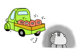 Daily of Piglet Putaro with apples sticker #2092886