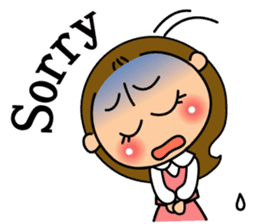 A lovely girl's stickers! sticker #2093026