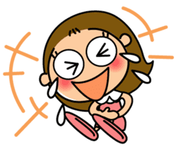 A lovely girl's stickers! sticker #2093047