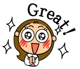A lovely girl's stickers! sticker #2093054