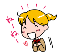 School Girl Sticker sticker #2093104