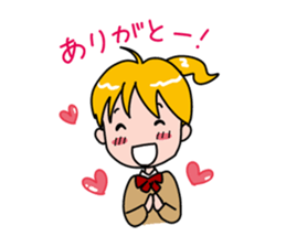 School Girl Sticker sticker #2093106