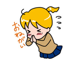 School Girl Sticker sticker #2093108