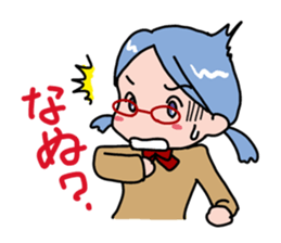 School Girl Sticker sticker #2093110