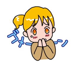 School Girl Sticker sticker #2093111