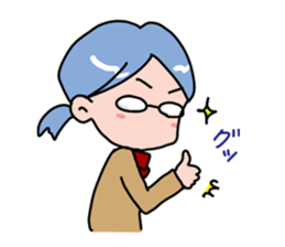 School Girl Sticker sticker #2093112