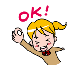 School Girl Sticker sticker #2093113
