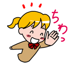 School Girl Sticker sticker #2093124