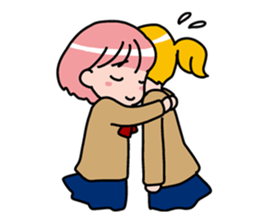 School Girl Sticker sticker #2093125