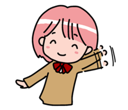 School Girl Sticker sticker #2093130