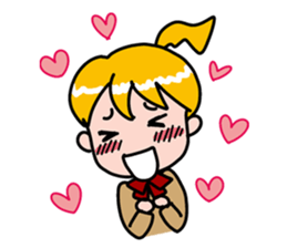 School Girl Sticker sticker #2093133