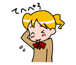School Girl Sticker sticker #2093139