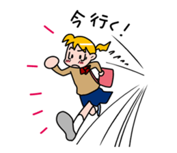 School Girl Sticker sticker #2093140