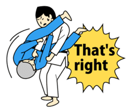 Talking by Judo sticker #2093321