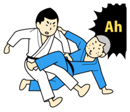 Talking by Judo sticker #2093322